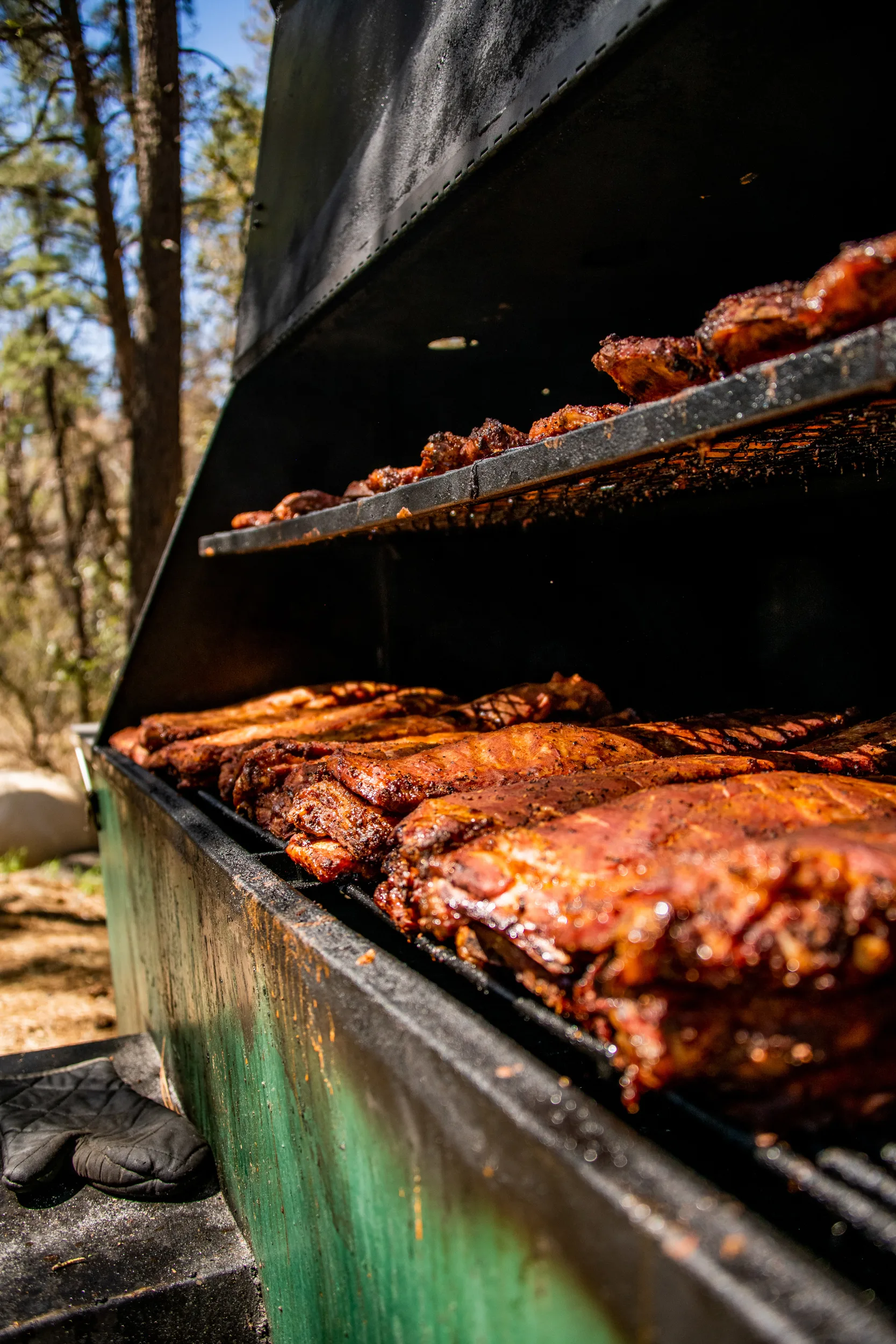 meat on the grill